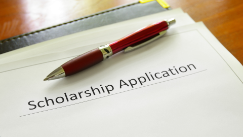 a paper scholarship application